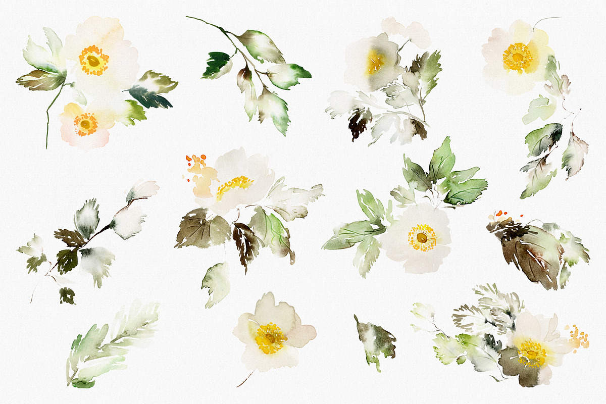 Summer Watercolour Illustration Set, a Decorative Illustration by Karma (Photo 13 of 13)