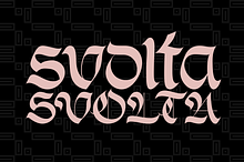 Svolta – Font Family Duo