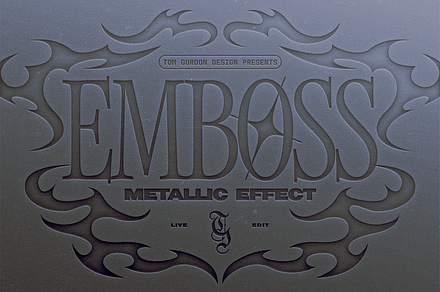 Embossed Metal Effect