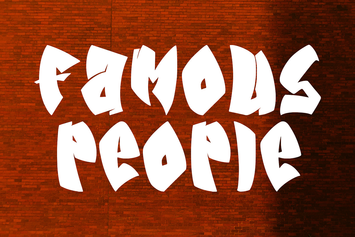 Vattiq Japanese Graffiti Display, a Handwritten Font by Maulana Creative (Photo 4 of 7)