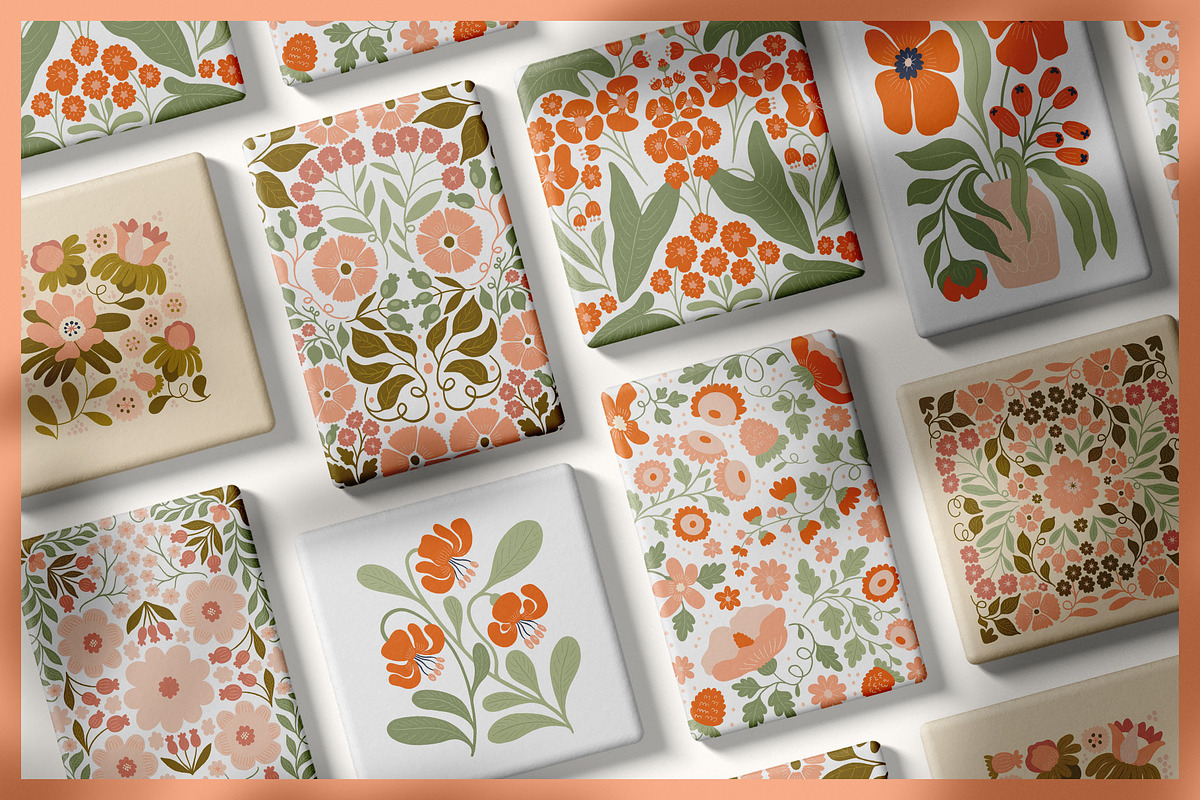 Groovy Floral | Poster Builder, an Object Graphic by KetteCreate (Photo 6 of 15)