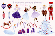 Nutcracker Christmas Collection, an Illustration by Fantom Fifi Art (Thumbnail 2 of 7)
