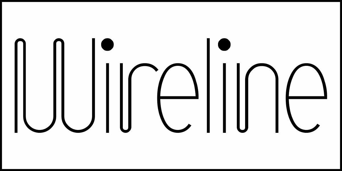 Wireline JNL, a Sans Serif Font by Jeff Levine Fonts (Photo 2 of 5)