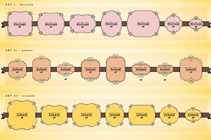 67 Ornamental Frames - Vector