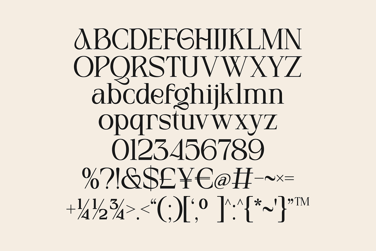 Orlencia – Elegant Modern Serif Font, a Serif Font by kangfont Studio (Photo 3 of 9)