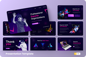 Professional E-Sport - E-Sport, a Presentation Template by GraphauseProject