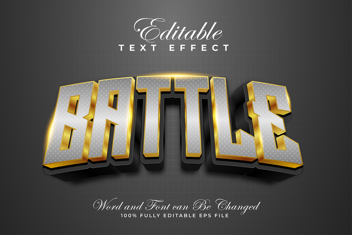 Silver 3D Text Effects Pack | EPS, a Layer Style Add-On by padilah_a (Photo 3 of 5)