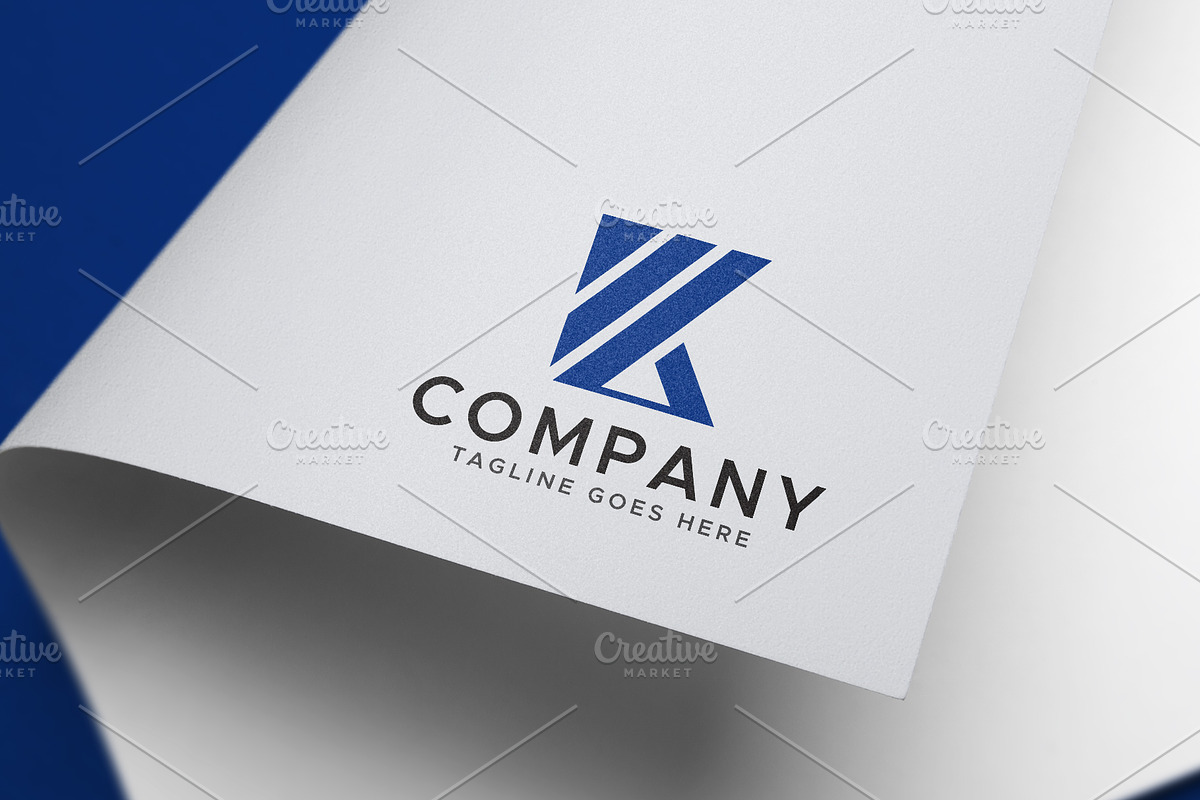K letter mark logo design template, a Branding & Logo Template by Amadul11 (Photo 3 of 4)