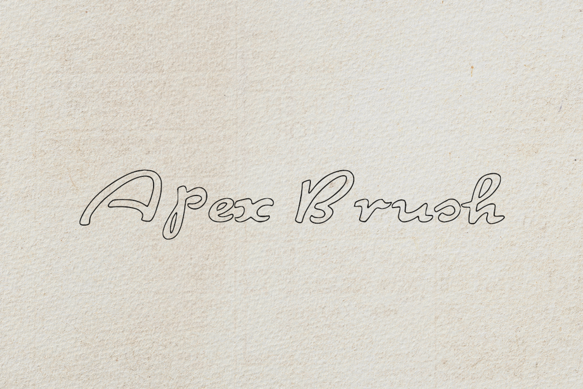 Apex Brush - Font, a Script Font by Lilithcollageart (Photo 11 of 11)