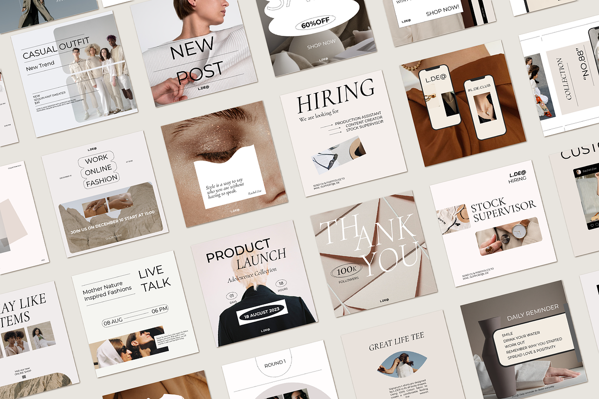 Online Store Engagement Kit CANVA PS, a Social Media Template by Kimo Studio (Photo 5 of 13)