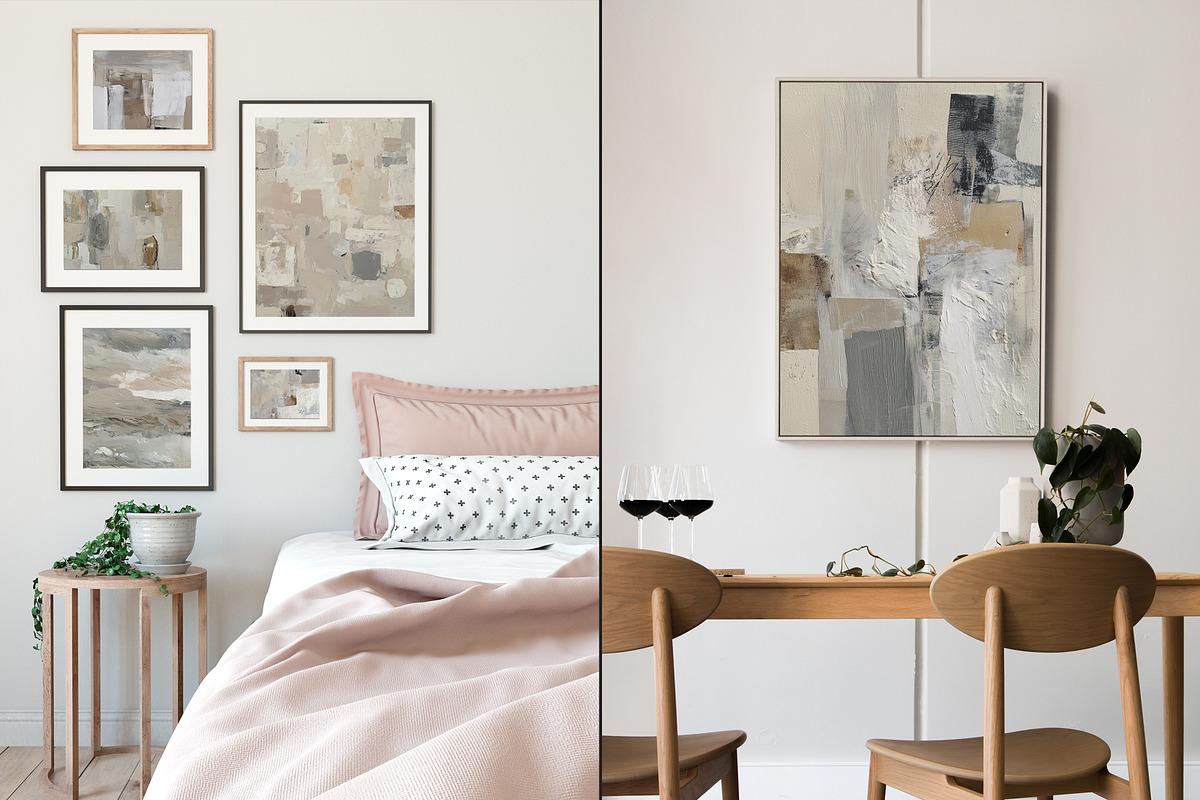 Neutral Modern Abstract Illustration, a Decorative Illustration by Housui Patterns (Photo 7 of 9)