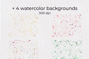Ice Cream watercolor clipart, a Food Illustration by AnastasiaWatercolor (Thumbnail 4 of 8)