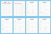 2025 Checklist Planner Canva, a Stationery Template by Designmela01 (Thumbnail 7 of 8)