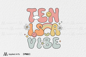 Ten is a Vibe, Groovy 10th Birthday