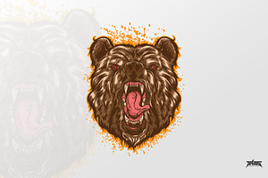 Beast Bear Vector