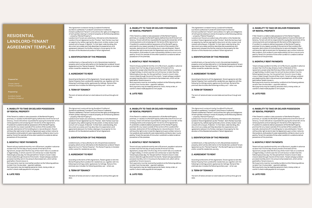 Landlord Tenant Contract, a Templates & Theme by Adored Templates (Photo 3 of 7)