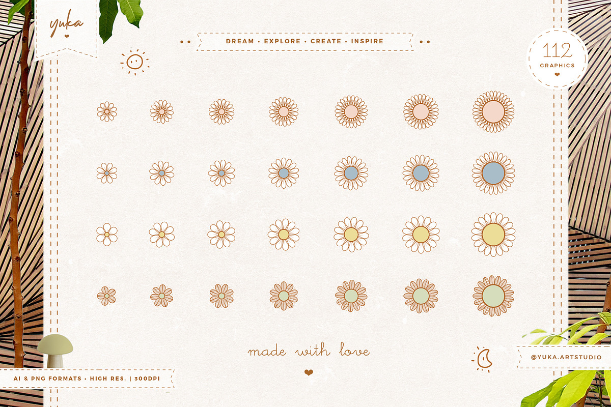 Little Flowers, an Illustration by Yuka Baby (Photo 2 of 4)
