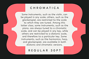 Chromatica, a Sans Serif Font by Polytype (Thumbnail 13 of 15)