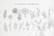 Floristic line art illustrations, a Decorative Illustration by La Petite Line Art (Thumbnail 4 of 10)