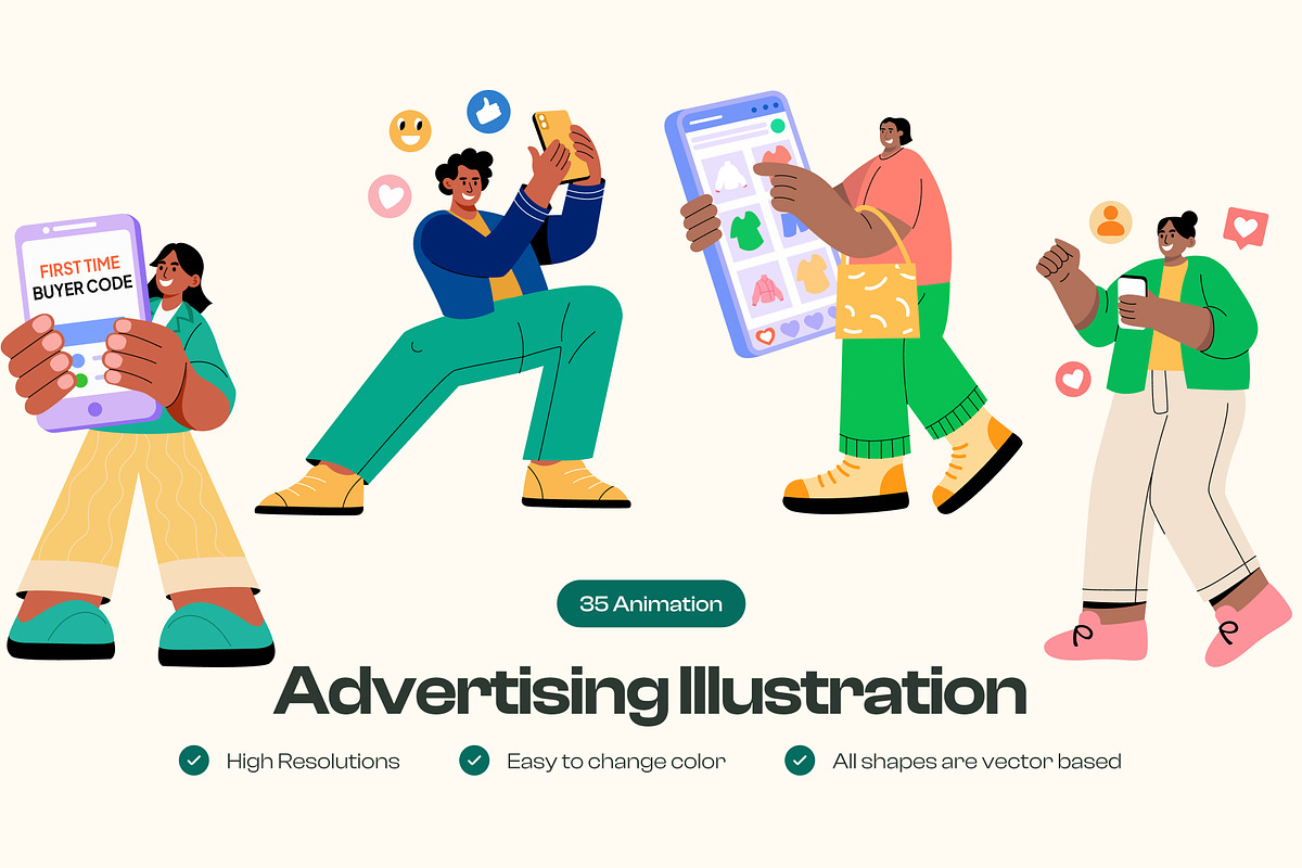 Animated Advertising Illustration, a Finance Illustration by Brickclay (Photo 1 of 5)