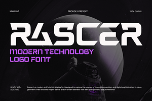Rascer - Modern Technology Logo Font