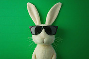 Funny Easter bunnies with glasses, an Animal Photo by VetalStock (Thumbnail 11 of 11)