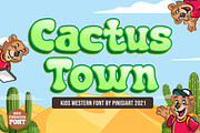 Cactus Town – Kids Font, a Serif Font by Pinisi ART (Thumbnail 1 of 10)