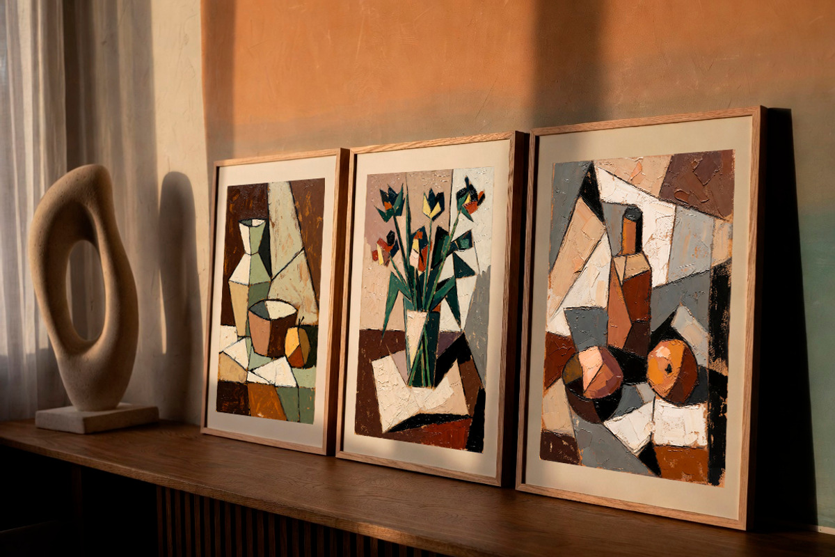 Cubism Collection.Printable Wall Art, a Decorative Illustration by O m N i  Studio (Photo 7 of 17)