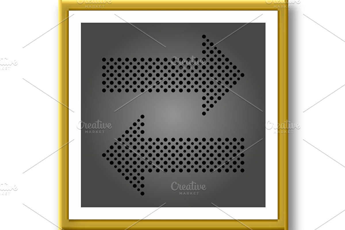 Fine Vector Dotted Arrows, a Texture Graphic by FineArtStudio (Photo 2 of 3)