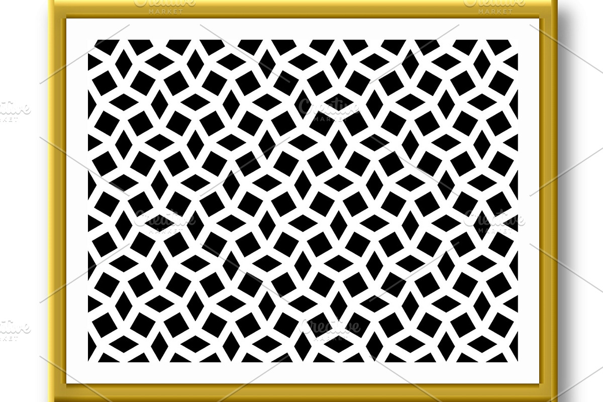 Abstract geometric pattern. A, a Decorative Illustration by RODINA (Photo 2 of 3)