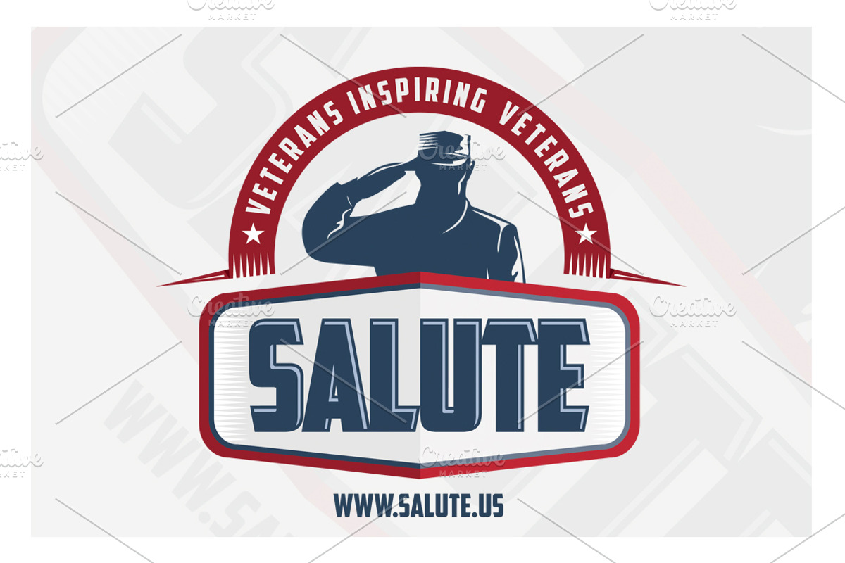 Salute Logo, a Branding & Logo Template by Creatiph Market (Photo 1 of 2)