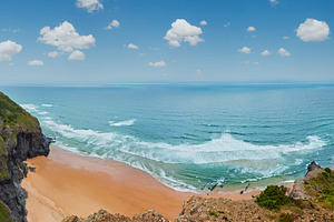 Summer Atlantic rocky coast (Algarve, Portugal)., a Nature Photo by YuriyB