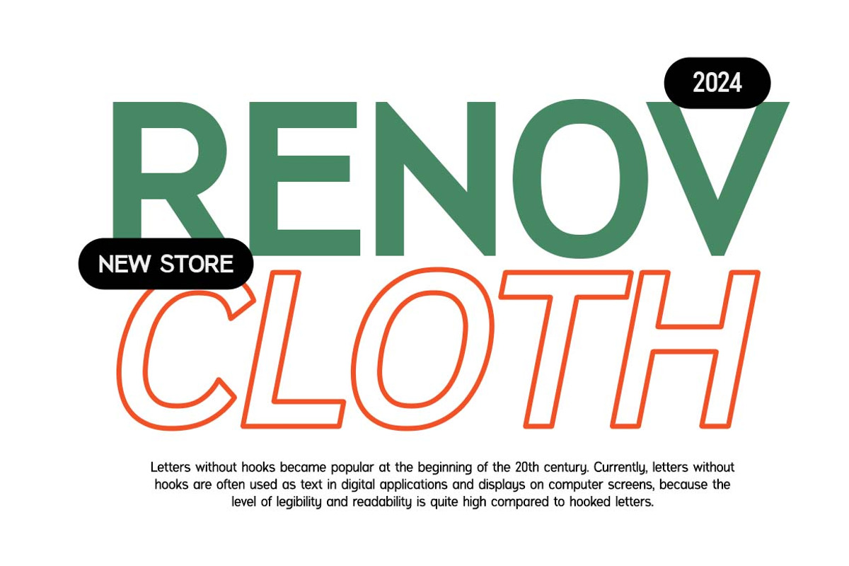 Antheroma Geometric Sans Serif Font, a Sans Serif Font by UICreative (Photo 9 of 12)