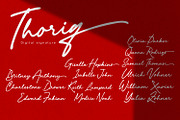 Thoriq - Digital Signature, a Script Font by Cititype (Thumbnail 11 of 11)