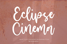 Eclipse Cinema - Handwritten Font