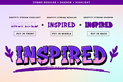 Graffiti Stream Font, a Handwritten Font by Sronstudio (Thumbnail 12 of 16)