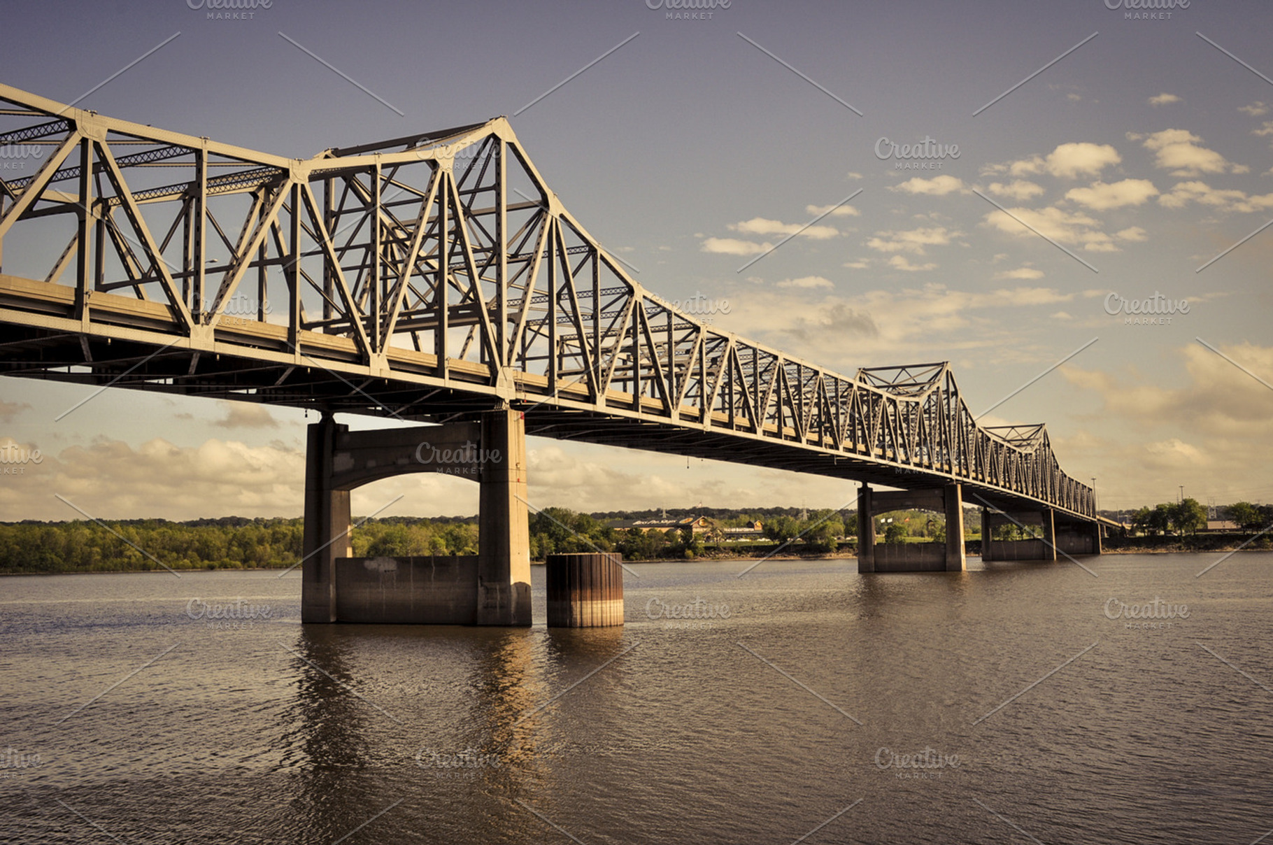Bridge Over River