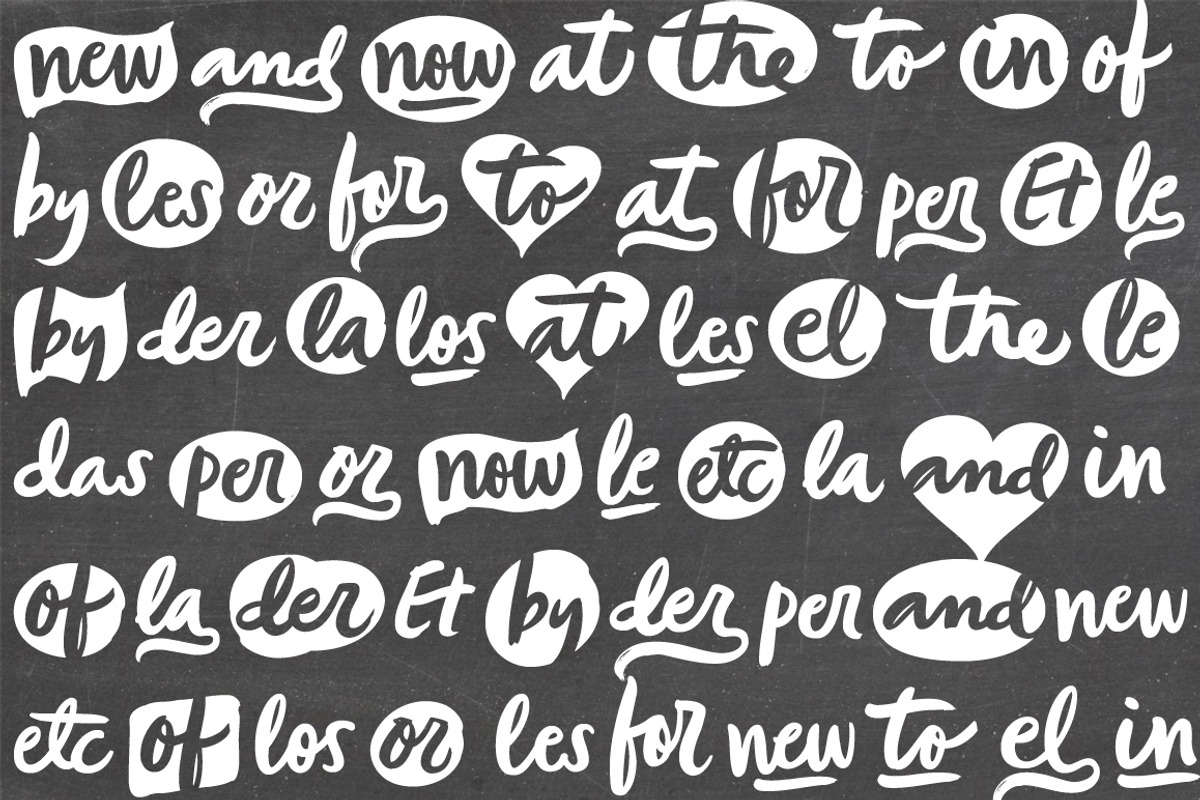 Zooja Script Set, a Script Font by Aerotype (Photo 23 of 24)
