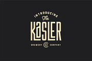 Las Valles Ultra Condensed Typeface, a Sans Serif Font by Kaligra.co (Thumbnail 5 of 23)