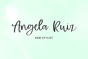 Hypnotic Script, a Handwritten Font by Beck McCormick (Thumbnail 8 of 10)