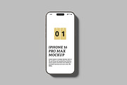 iPhone 16 Pro Max Mockup, an iPhone Mockup by Bangdastudio (Thumbnail 7 of 11)