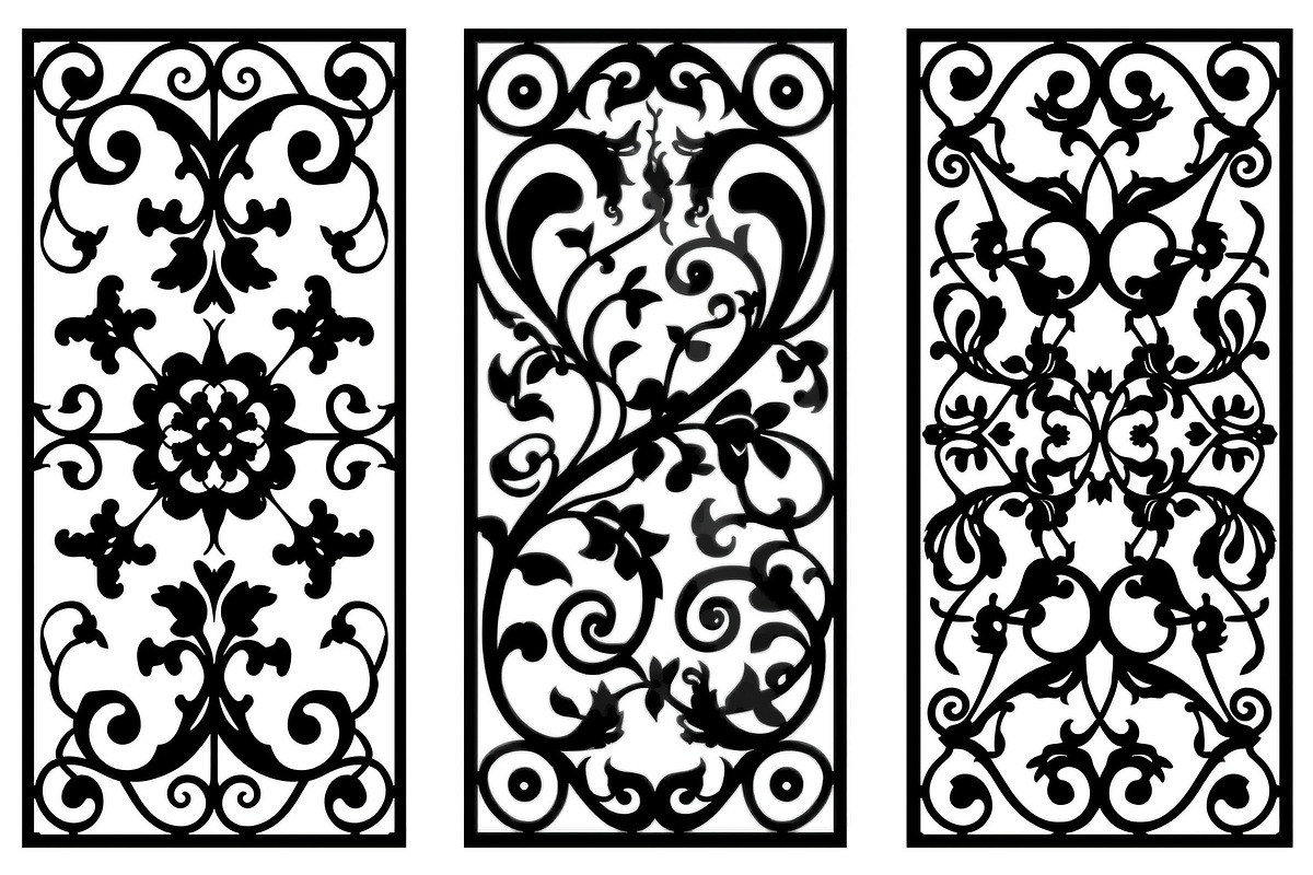 Elegant Lasercut Panel Vector Bundle, an Illustration by yasushie (Photo 2 of 21)