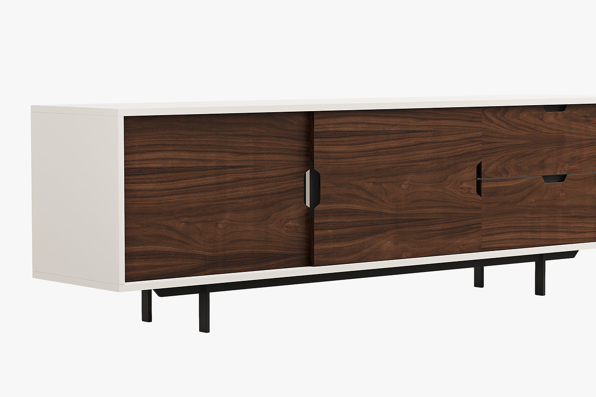 Joybird Oberlin Console Cabinet, a Furniture 3D Model by 3dmitruk (Photo 4 of 14)