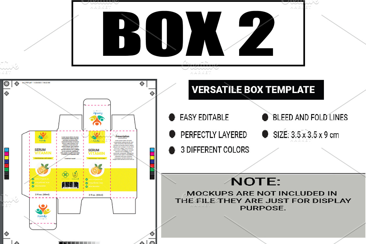 Versatile Serum Box Template, a Templates & Theme by Design Fusion (Photo 3 of 4)