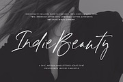 Indie Beauty Chic Handlettered Font, a Script Font by Pink Coffie (Thumbnail 1 of 30)