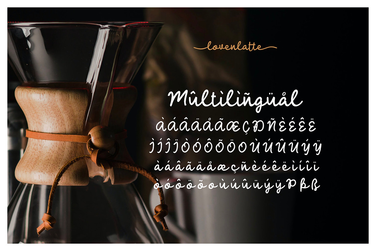 Loven Latte - Handwriting Type, a Script Font by ikiiko (Photo 8 of 8)