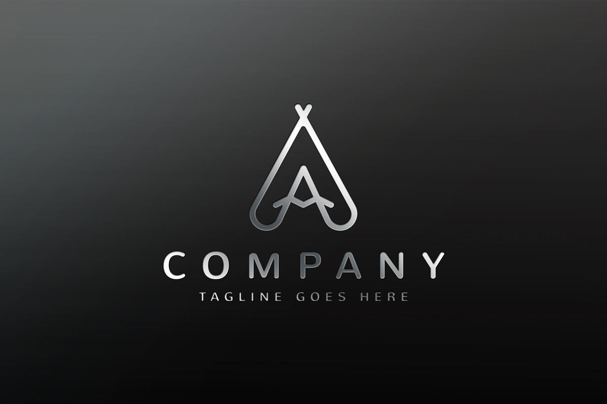 Letter A Tent Logo, a Branding & Logo Template by C_Monica (Photo 2 of 3)