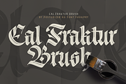Cal Fraktur Brush, a Blackletter Font by Posterizer KG (Thumbnail 1 of 9)