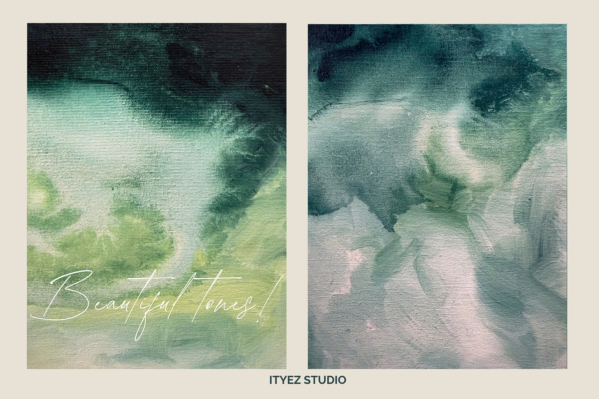Abstract Green Modern Artwork, a Texture Illustration by Ityez Studio (Photo 4 of 13)