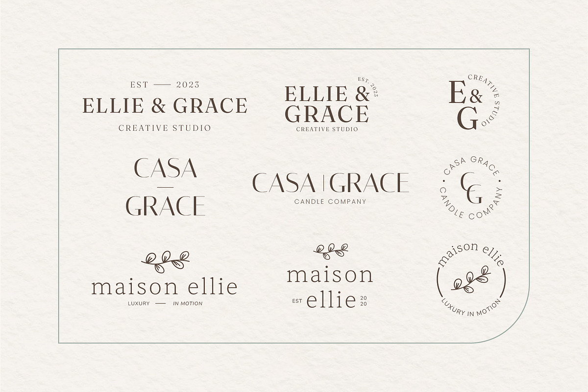 Minimalist Logos & Branding Kit preview 3